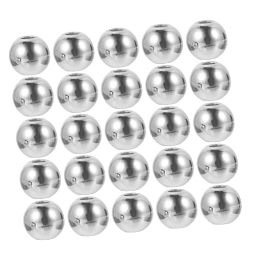 DOITOOL 300 Stück Schmuckzubehör Perlen Runde Distanzperle Perlenabstandshalter Für Armbänder Abstandsperlen Zum Basteln Runde Perlen Abstandsperlen Kupfer Silber DOITOOL 300 Stück Schmuckzubehör Perlen Runde Distanzperle Perlenabstandshalter Für Armbänder Abstandsperlen Zum Basteln Runde Perlen Abstandsperlen Kupfer Silber von DOITOOL