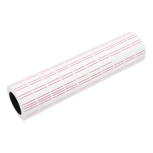 DOITOOL 30Rollen Selbstklebende Preisschilder für Etikettendrucker für Büro und Einzelhandel Hochwertiges Preismarkierungs Label mit Doppelten Roten von DOITOOL