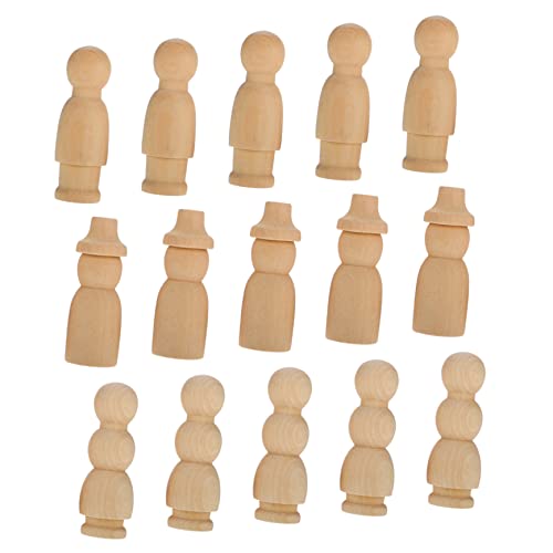 DOITOOL 30Stücke Holzfiguren zum Bemalen DIY Puppen Leere Holzfiguren für Dekoration für Kunsthandwerksprojekte für Zuhause DOITOOL 30Stücke Holzfiguren zum Bemalen DIY Puppen Leere Holzfiguren für Dekoration für Kunsthandwerksprojekte für Zuhause von DOITOOL