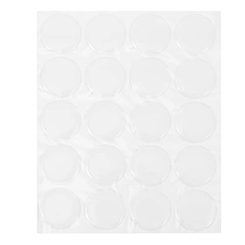 DOITOOL 30Stücke Transparente Runde Kitt Aufkleber Wiederverwendbare Epoxidharz Patch Aufkleber für Wände Geräuschreduzierung Schutz Türschäden Transparent DOITOOL 30Stücke Transparente Runde Kitt Aufkleber Wiederverwendbare Epoxidharz Patch Aufkleber für Wände Geräuschreduzierung Schutz Türschäden Transparent von DOITOOL