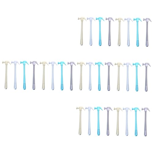 DOITOOL 32 Teiliges Claw Hammer Kugelschreiber Spitze Langlebig Ergonomisch für Schüler und Büro Glattes Schreiben in Gold Silber Blau von DOITOOL