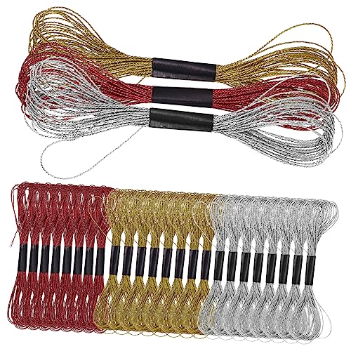 DOITOOL 36 Rollen Stickgarn Metallic Farbige Stickgarne für Handarbeit pro Vielseitiges Zubehör für Diy Stickerei Basteln und Kreative Projekte Zufällige Farbe von DOITOOL