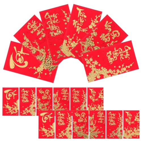 DOITOOL 36 Rote Neujahrsumschläge: Roter Umschlag Vietnamesischen Mondjahr 2026 – Traditionelles Und Design Für - Und Firmenfeiern von DOITOOL