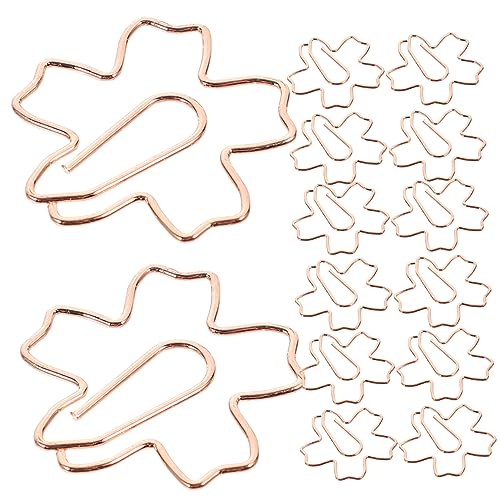 DOITOOL 36 Stück Büroklammer-lesezeichenhalter Goldrand Buchclip-marker Clip-buch Formt Büroklammern Lustige Lesezeichen Für Scrapbooking-büroklammern Rose Gold Aluminiumlegierung DOITOOL 36 Stück Büroklammer-lesezeichenhalter Goldrand Buchclip-marker Clip-buch Formt Büroklammern Lustige Lesezeichen Für Scrapbooking-büroklammern Rose Gold Aluminiumlegierung von DOITOOL
