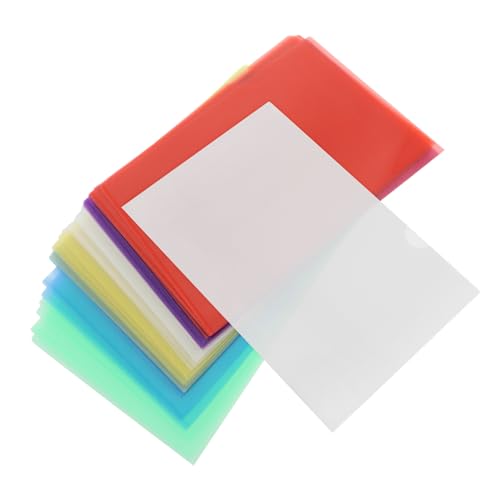 DOITOOL 36 Stück Ordnersatz aktenordner präsentationsordner bürobedarf durchsichtige Plastikmappen für Dokumente Kunststoffmappe mit durchsichtiger Vordertasche Klarsicht-Hängemappen von DOITOOL