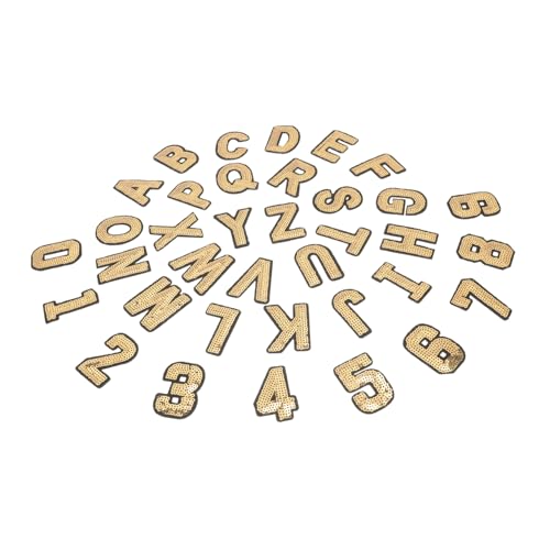 DOITOOL 36 Stück Teiliges Besticktes Applikations mit Buchstaben und Zahlen zum Aufbügeln und Aufnähen Farbige DIY Stoffpatches für Kleidung Kissen Pullover und Textilreparatur DOITOOL 36 Stück Teiliges Besticktes Applikations mit Buchstaben und Zahlen zum Aufbügeln und Aufnähen Farbige DIY Stoffpatches für Kleidung Kissen Pullover und Textilreparatur von DOITOOL