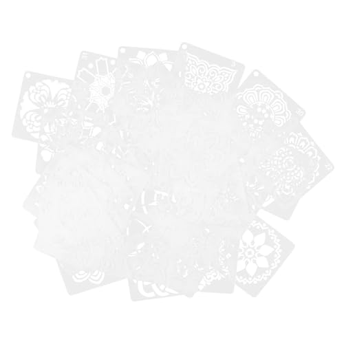 DOITOOL 36 Stück Teiliges Mandala Schablonen für Wand und Möbelgestaltung Wiederverwendbare Malvorlagen Pet für Diy Projekte und Wanddekoration DOITOOL 36 Stück Teiliges Mandala Schablonen für Wand und Möbelgestaltung Wiederverwendbare Malvorlagen Pet für Diy Projekte und Wanddekoration von DOITOOL