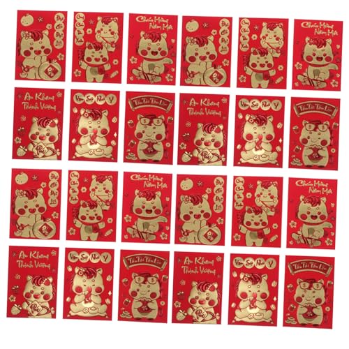 DOITOOL 360 Stück Jahr des Pferdroten Pakets Traditionelle chinesische rote Umschläge roter Umschlag des neuen Jahres 2026 rote pakete Papier DOITOOL 360 Stück Jahr des Pferdroten Pakets Traditionelle chinesische rote Umschläge roter Umschlag des neuen Jahres 2026 rote pakete Papier von DOITOOL