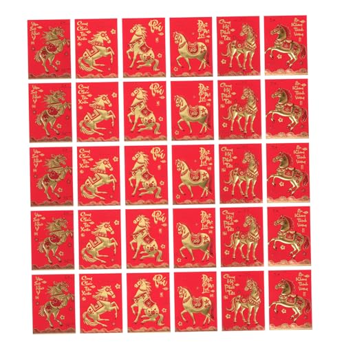 DOITOOL 360 Stück Rote Umschläge Jahr Des Pferdes Kreatives Design Vietnamesische Lunar Neujahr Briefumschläge Robust Langlebig Für Hochzeit Geburtstagsgeschenk Festliche Feier DOITOOL 360 Stück Rote Umschläge Jahr Des Pferdes Kreatives Design Vietnamesische Lunar Neujahr Briefumschläge Robust Langlebig Für Hochzeit Geburtstagsgeschenk Festliche Feier von DOITOOL