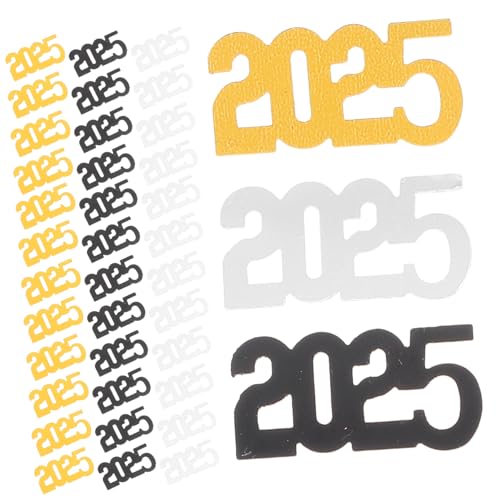DOITOOL 3Er-Pack Neujahrskonfetti -Pailletten herzlichen glückwunsch grad partydekorationen Partyzubehör für die Abschlusssaison schwarzes Gold Silber Star Confetti Grad Konfetti Papier DOITOOL 3Er-Pack Neujahrskonfetti -Pailletten herzlichen glückwunsch grad partydekorationen Partyzubehör für die Abschlusssaison schwarzes Gold Silber Star Confetti Grad Konfetti Papier von DOITOOL