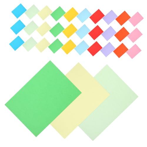 DOITOOL 3Er-Packungen Farbkopierpapier japanisches Papier Druckerpapier aus Karton Bedruckbares Reispapier Pastellfarbener Karton Plakatkartonpapier farbiger Kartenbestand dickes Papier von DOITOOL