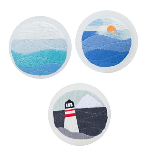 DOITOOL 3Er Set Stickmaterialpaket Anfänger Stoffstich Stickzubehör Kit Stickset Stickgarn Basteln Bastelmuster Nadel Übungsmaterialien Farbe Nähen DOITOOL 3Er Set Stickmaterialpaket Anfänger Stoffstich Stickzubehör Kit Stickset Stickgarn Basteln Bastelmuster Nadel Übungsmaterialien Farbe Nähen von DOITOOL
