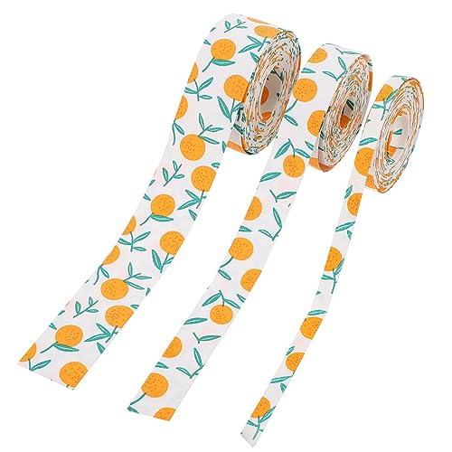 DOITOOL 3Rollen DIY Geschenkverpackungsband mit Fruchtmuster pro Doppelseitiges Dekoband für Hochzeiten Partys Weihnachten und Kreative Handwerksprojekte DOITOOL 3Rollen DIY Geschenkverpackungsband mit Fruchtmuster pro Doppelseitiges Dekoband für Hochzeiten Partys Weihnachten und Kreative Handwerksprojekte von DOITOOL
