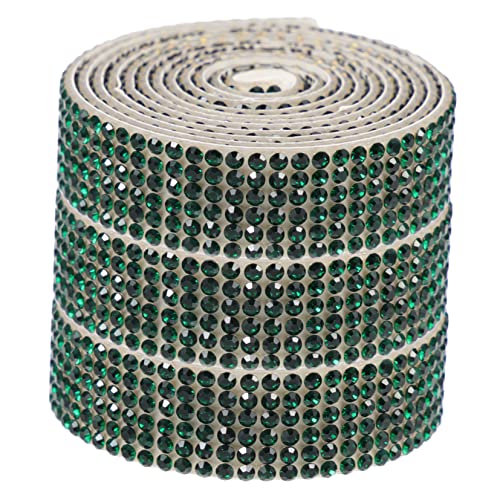 DOITOOL 3Rollen Dekoratives Strassband Selbstklebend Yards Vielseitig Einsetzbar für DIY Projekte Glänzendes Strassband für und Bastelarbeiten von DOITOOL
