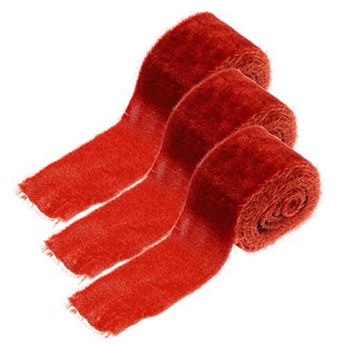 DOITOOL 3Rollen Samtband DIY Geschenkband für Hochzeitsdekoration Party und Weihnachtsgeschenke Vielseitig Einsetzbar für Bogenknoten und Handwerksprojekte DOITOOL 3Rollen Samtband DIY Geschenkband für Hochzeitsdekoration Party und Weihnachtsgeschenke Vielseitig Einsetzbar für Bogenknoten und Handwerksprojekte von DOITOOL