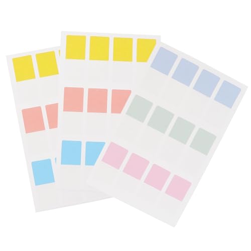 DOITOOL 3Sätze Haftnotizen Fluoreszierende Memo Aufkleber für Beschreibbar Selbstklebend Praktische Notizetiketten für Büro und Schule Leuchtende von DOITOOL