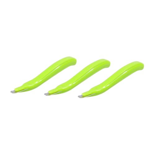 DOITOOL 3Stücke Handheld Nagelzieher Praktischer Heftklammerentferner aus Hellgrün für Müheloses Entfernen von Klammern ohne Beschädigung von Materialien von DOITOOL