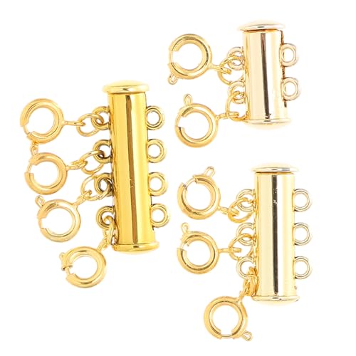 DOITOOL 3Stücke Magnetische Verschlüsse Für DIY Schmuck Stabiler Halskettenverschluss Legierung Für Armbänder Und Ohrringe Stilvolles Zubehör Für Schmuckherstellung von DOITOOL
