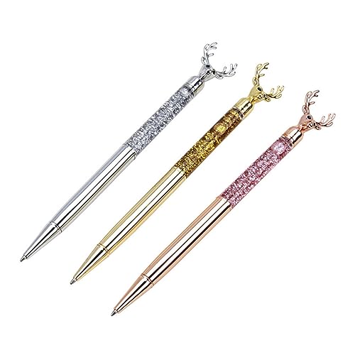 DOITOOL 3Stücke Metall Kugelschreiber Neuheit Schreibwaren Roségold Für Weihnachten Für Studenten DOITOOL 3Stücke Metall Kugelschreiber Neuheit Schreibwaren Roségold Für Weihnachten Für Studenten von DOITOOL