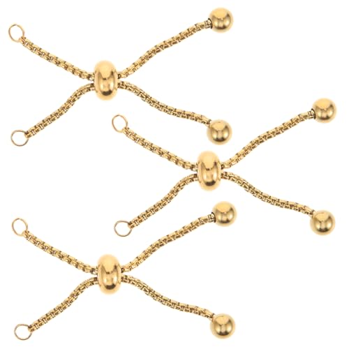 DOITOOL 3Stücke Verstellbare Armband Verlängerungsketten Schmuckherstellung Zubehör mit Kugelenden für DIY Armbänder und Reparaturen Langlebig und Praktisch DOITOOL 3Stücke Verstellbare Armband Verlängerungsketten Schmuckherstellung Zubehör mit Kugelenden für DIY Armbänder und Reparaturen Langlebig und Praktisch von DOITOOL