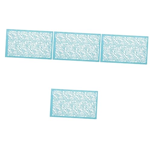 DOITOOL 4 Blätter Kaninchentonvorlage Siebdruckschablonen wiederverwendbare Schablonen Handwerk Bildschirm Seide Bastelschablonen wiederverwendbar Mesh-Schablone Polyester Blau DOITOOL 4 Blätter Kaninchentonvorlage Siebdruckschablonen wiederverwendbare Schablonen Handwerk Bildschirm Seide Bastelschablonen wiederverwendbar Mesh-Schablone Polyester Blau von DOITOOL