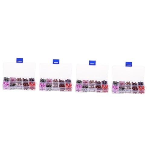DOITOOL 4 Boxen Glasperlen für Diy Schmuckherstellung Sortierte Langlebige und Bastelperlen für Armbänder Ohrringe und Dekorationen DOITOOL 4 Boxen Glasperlen für Diy Schmuckherstellung Sortierte Langlebige und Bastelperlen für Armbänder Ohrringe und Dekorationen von DOITOOL