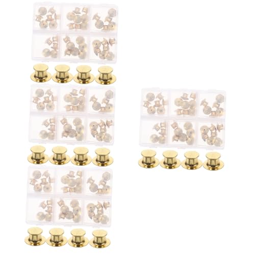 DOITOOL 4 Boxen Metallische Broschenverschlüsse mit Verriegelbarem Pin Rückenteil Sicher und Einfach zu Bedienen für Diy Schmuckprojekte und Anstecker DOITOOL 4 Boxen Metallische Broschenverschlüsse mit Verriegelbarem Pin Rückenteil Sicher und Einfach zu Bedienen für Diy Schmuckprojekte und Anstecker von DOITOOL