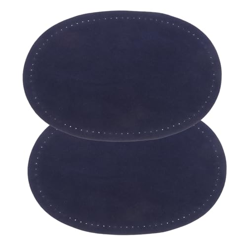 DOITOOL 4 Paare Ovaler Ellbogen Flicken zum Aufnähen Patches für Pullover Jacken Hosen DIY Reparatur Applikationen Flexible Passform Stilvolle Kleidungsausbesserung von DOITOOL