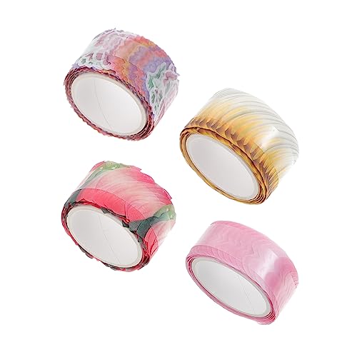 DOITOOL 4 Rollen Blumenblatt Klebeband Kreative DIY Notizbuch Sticker Handgerissene Haftnotizen Leicht Tragbar Scrapbook Dekoration DOITOOL 4 Rollen Blumenblatt Klebeband Kreative DIY Notizbuch Sticker Handgerissene Haftnotizen Leicht Tragbar Scrapbook Dekoration von DOITOOL