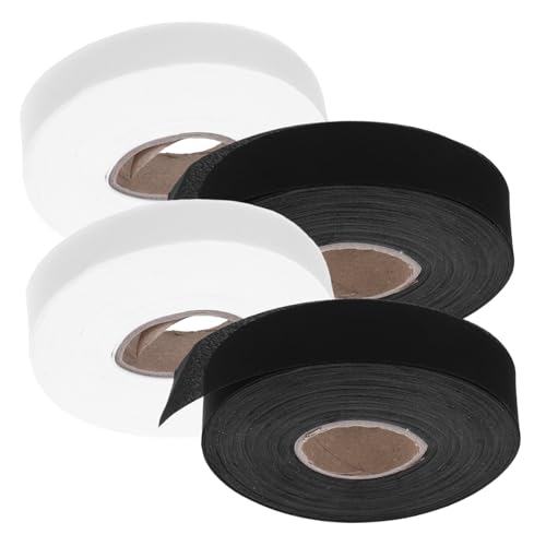 DOITOOL 4 Rollen Bügelfalzband Twill Schrägband für Gardinen Säume und Kanten DIY Nähzubehör Langlebig Vielseitig Einsetzbar für Gardinen und Bekleidung von DOITOOL