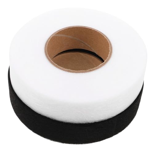 DOITOOL 4 Rollen Doppelseitiges Bügelband Waschbares Leichtes Fusibles Klebeband für Textilien Hitzebeständig Wasserfest für DIY Kleidung Patchwork und Näharbeiten von DOITOOL
