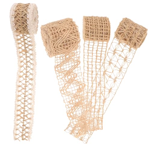 DOITOOL 4 Rollen Handgewebtes Dekoband für Diy Projekte Geschenkverpackungen Bastelbedarf Hochzeiten und Feste Vielseitiges Geschenkband Verschiedenen Farben Teilig DOITOOL 4 Rollen Handgewebtes Dekoband für Diy Projekte Geschenkverpackungen Bastelbedarf Hochzeiten und Feste Vielseitiges Geschenkband Verschiedenen Farben Teilig von DOITOOL