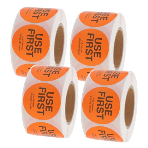 DOITOOL 4 Rollen Inventarkontroll-tags Erste Vorgedruckt Kommerziell Für Nummeriert Essen Etiketten Aufkleber Klebrig Kühlschrank Gastronomie Einfach Kupferplattenaufkleber Orange DOITOOL 4 Rollen Inventarkontroll-tags Erste Vorgedruckt Kommerziell Für Nummeriert Essen Etiketten Aufkleber Klebrig Kühlschrank Gastronomie Einfach Kupferplattenaufkleber Orange von DOITOOL