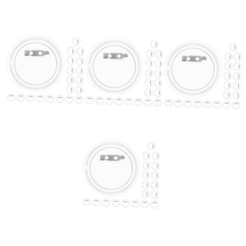 DOITOOL 4 Sätze Acrylabzeichen Herstellung Handwerk Leere Knopfnadeln Abzeichen-taste Für Kleidung Diy Abzeichen Blanko-ausweiszubehör Metall Transparent 20 Stück * 4 DOITOOL 4 Sätze Acrylabzeichen Herstellung Handwerk Leere Knopfnadeln Abzeichen-taste Für Kleidung Diy Abzeichen Blanko-ausweiszubehör Metall Transparent 20 Stück * 4 von DOITOOL
