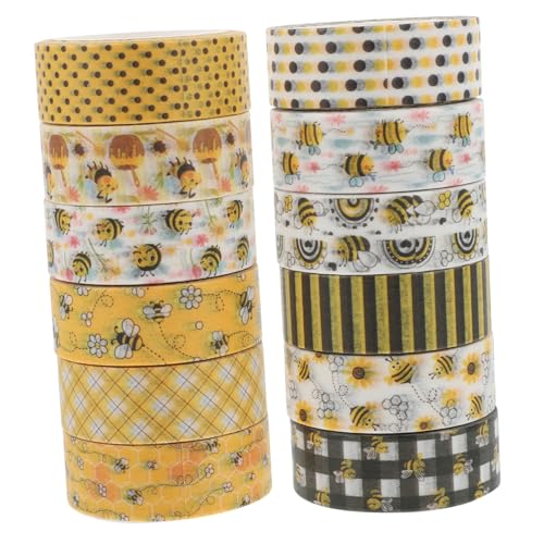 DOITOOL 4 Sätze Blumenband Dekorative Klebebänder Selber Machen Washi Tape Dekorative Bänder Für Sammelalben Bastelbänder Diy Klebeband Band Masse Klebeband Washi Aufkleber 12 Rollen * 4 von DOITOOL