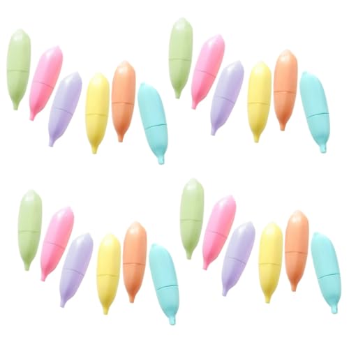 DOITOOL 4 Sätze Cartoon Hochlighter Stifte Fluoreszierende Marker Für Schule Und Büro Markieren Und Zeichnen Lebhaften Für Kreative Projekte 6 Stück * 4 DOITOOL 4 Sätze Cartoon Hochlighter Stifte Fluoreszierende Marker Für Schule Und Büro Markieren Und Zeichnen Lebhaften Für Kreative Projekte 6 Stück * 4 von DOITOOL