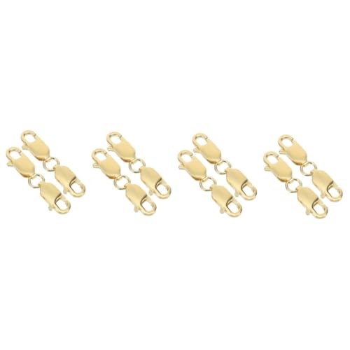 DOITOOL 4 Sätze Double Lobster Claw Clasps Für Diy Schmuckherstellung Hochwertige Verbindungselemente Für Armbänder Einfach Zu Bedienen Projekte 2 Stücke * 4 DOITOOL 4 Sätze Double Lobster Claw Clasps Für Diy Schmuckherstellung Hochwertige Verbindungselemente Für Armbänder Einfach Zu Bedienen Projekte 2 Stücke * 4 von DOITOOL