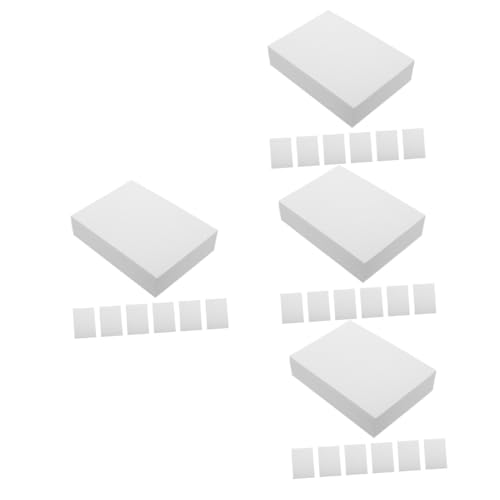 DOITOOL 4 Sätze Fotopapier Druckerpapier Einladung A4-papier Bilder Hoch Druckpapier Sammelalbum Farbe Fotografisch Druckerbildpapier Fotodrucke Weiß 100 Blätter * 4 von DOITOOL