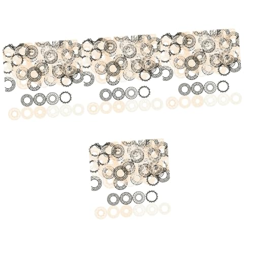 DOITOOL 4 Sätze Geprägtes Hohlpapier Muster Sammelalbum Materialien Scrapbook-papier Spitzenmaterial Papier Hochzeitseinklebebuchpapier Dekorative Papiere Diy-planerpapier 40 Blätter * 4 von DOITOOL