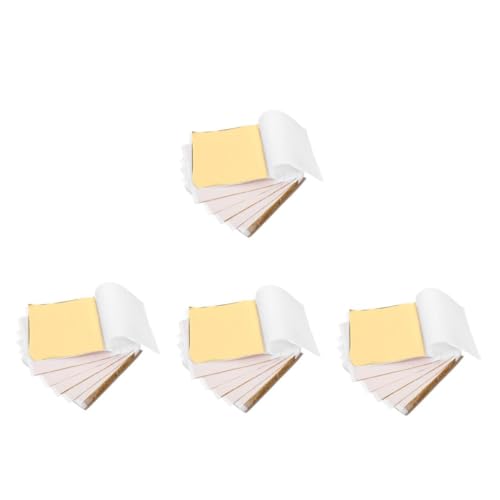 DOITOOL 4 Sätze Goldfolie Bastelpapier Selber Machen Schimmerndes Papier Blattfolienpapier Folie Origami-papier Metallisches Kartonpapier Eloxiertes Aluminium Golden 100 Stück * 4 DOITOOL 4 Sätze Goldfolie Bastelpapier Selber Machen Schimmerndes Papier Blattfolienpapier Folie Origami-papier Metallisches Kartonpapier Eloxiertes Aluminium Golden 100 Stück * 4 von DOITOOL