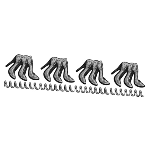 DOITOOL 4 Sätze Hochhackige Patches Dekorative Applikationen Für Kleidung Diy Kleidungsstück Reparatur Patches Für Jacken Shirts Und Hosen Selbstklebende Dekoration Für 5 Paare * 4 von DOITOOL