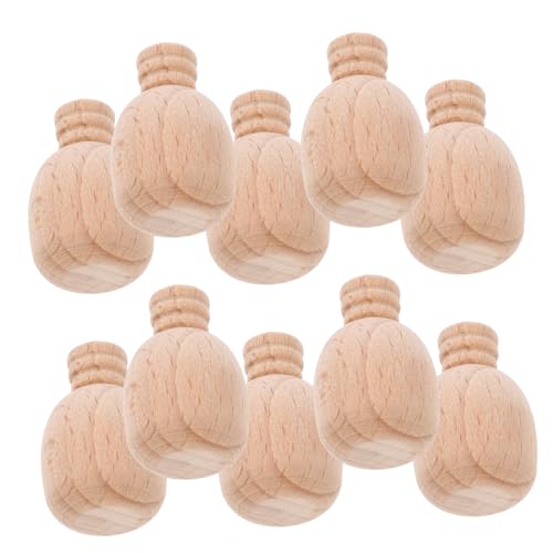 DOITOOL 4 Sätze Holz Weinflasche Für Bastelarbeiten Unvollendete Weinflasche Blanko Für Malerei Und Dekoration Für Hochzeiten Und Feste 10 Stück * 4 DOITOOL 4 Sätze Holz Weinflasche Für Bastelarbeiten Unvollendete Weinflasche Blanko Für Malerei Und Dekoration Für Hochzeiten Und Feste 10 Stück * 4 von DOITOOL