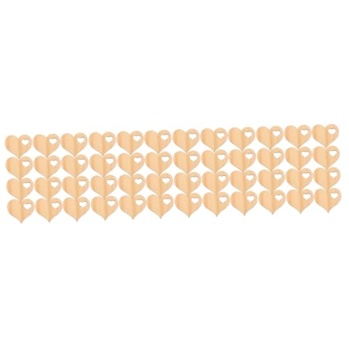 DOITOOL 4 Sätze Holzherzen Diy Bastelmaterial Unbemalte Holzscheiben Für Valentinstag Fenster Und Türdekoration Hochzeiten Und Feste 100 Stück * 4 DOITOOL 4 Sätze Holzherzen Diy Bastelmaterial Unbemalte Holzscheiben Für Valentinstag Fenster Und Türdekoration Hochzeiten Und Feste 100 Stück * 4 von DOITOOL
