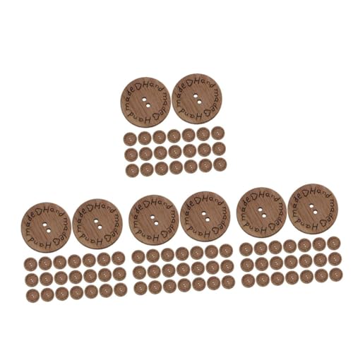 DOITOOL 4 Sätze Holzknopfschild Knöpfe Zum Annähen Aus Holz Holzknöpfe Zum Basteln Runde Holzknöpfe Tastenbeschriftungen Hölzerne Vintage-knöpfe Häkelknöpfe Paulownia Kaffee 100 Stück * 4 DOITOOL 4 Sätze Holzknopfschild Knöpfe Zum Annähen Aus Holz Holzknöpfe Zum Basteln Runde Holzknöpfe Tastenbeschriftungen Hölzerne Vintage-knöpfe Häkelknöpfe Paulownia Kaffee 100 Stück * 4 von DOITOOL