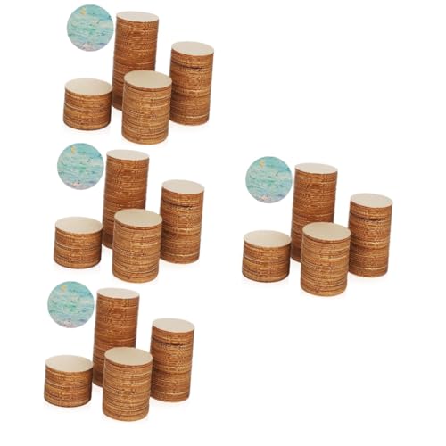 DOITOOL 4 Sätze Holzscheibe Leer Kreise Bretter Bastelzubehör Kleine Runde Scheiben Rundes Unbehandeltes Holz Ornament Making Kit Handgefertigtes Handwerk Khaki 200 Stück * 4 DOITOOL 4 Sätze Holzscheibe Leer Kreise Bretter Bastelzubehör Kleine Runde Scheiben Rundes Unbehandeltes Holz Ornament Making Kit Handgefertigtes Handwerk Khaki 200 Stück * 4 von DOITOOL