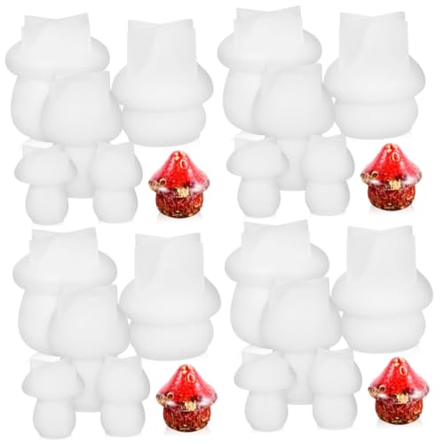 DOITOOL 4 Sätze Kleine Silikonform Teiliges Für Diy Epoxidharz Langlebige Gießform Für Handwerksprojekte Zur Aufbewahrung Von Schmuck Und Süßigkeiten Vielseitige Dekoration Für 5 Stück * 4 von DOITOOL