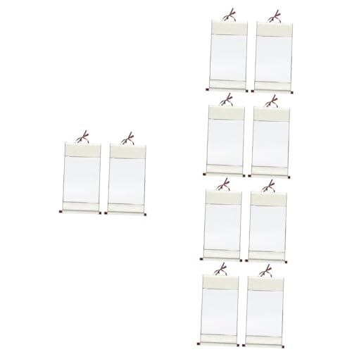 DOITOOL 4 Sätze Leere Schriftrolle Kunst Leeres Papier Zum Aufhängen Zeichenpapier Leere Hängende Schriftrolle Kalligraphie Rollenpapier Zeichnen Xuan Papier 2 Stücke * 4 von DOITOOL