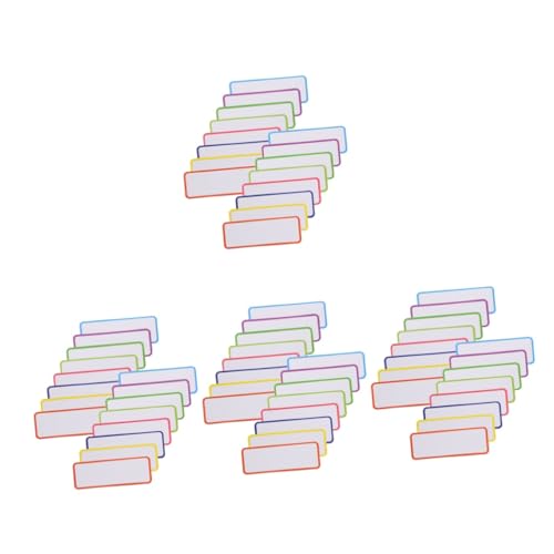 DOITOOL 4 Sätze Magnetische Beschriftungsetiketten Für Whiteboards Wiederverwendbare Abwischbare Memo Tags Für Büro Und Lager Zur Organisation Und Kennzeichnung 54 Stück * 4 DOITOOL 4 Sätze Magnetische Beschriftungsetiketten Für Whiteboards Wiederverwendbare Abwischbare Memo Tags Für Büro Und Lager Zur Organisation Und Kennzeichnung 54 Stück * 4 von DOITOOL