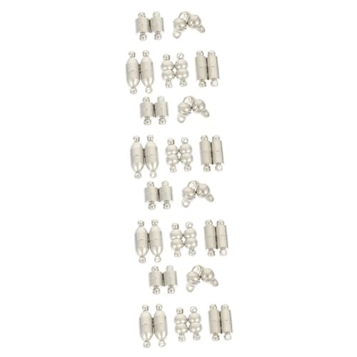 DOITOOL 4 Sätze Magnetverschluss Legierung Für Schmuckherstellung Leicht Anzubringen Für Armbänder Und Langlebig Und Attraktiv Für Diy Enthusiasten 5 Paare * 4 von DOITOOL