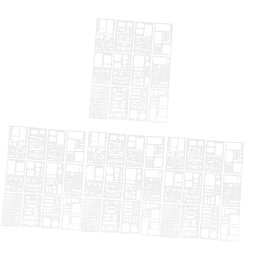 DOITOOL 4 Sätze Malvorlage Geometrische Schablonen Kunsthandwerk Journal -schablone Malschablone Bastelschablonenvorlage Kunststoffschablonen Wiederverwendbar Das Haustier 12 Stück * 4 DOITOOL 4 Sätze Malvorlage Geometrische Schablonen Kunsthandwerk Journal -schablone Malschablone Bastelschablonenvorlage Kunststoffschablonen Wiederverwendbar Das Haustier 12 Stück * 4 von DOITOOL